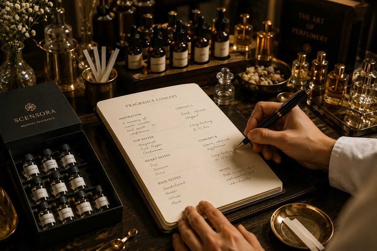 Fragrance design — Scensora bespoke fragrance process