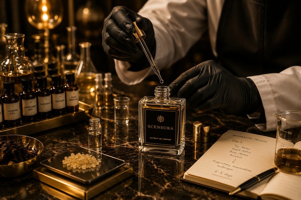 Final craftsmanship — Scensora bespoke fragrance process