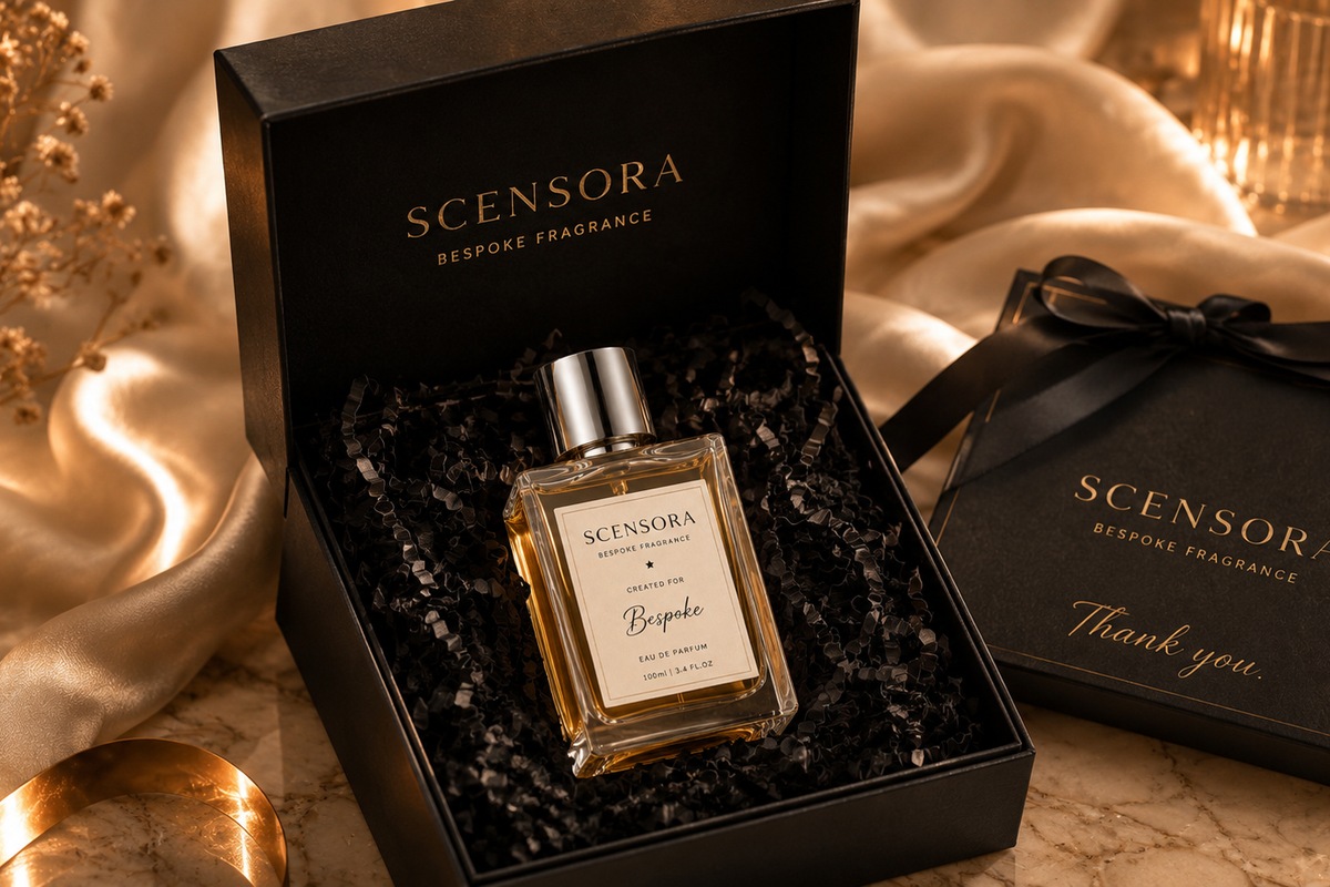Delivered to your door — Scensora bespoke fragrance process