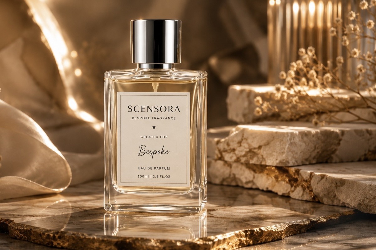 A bespoke Scensora perfume bottle, created for one person