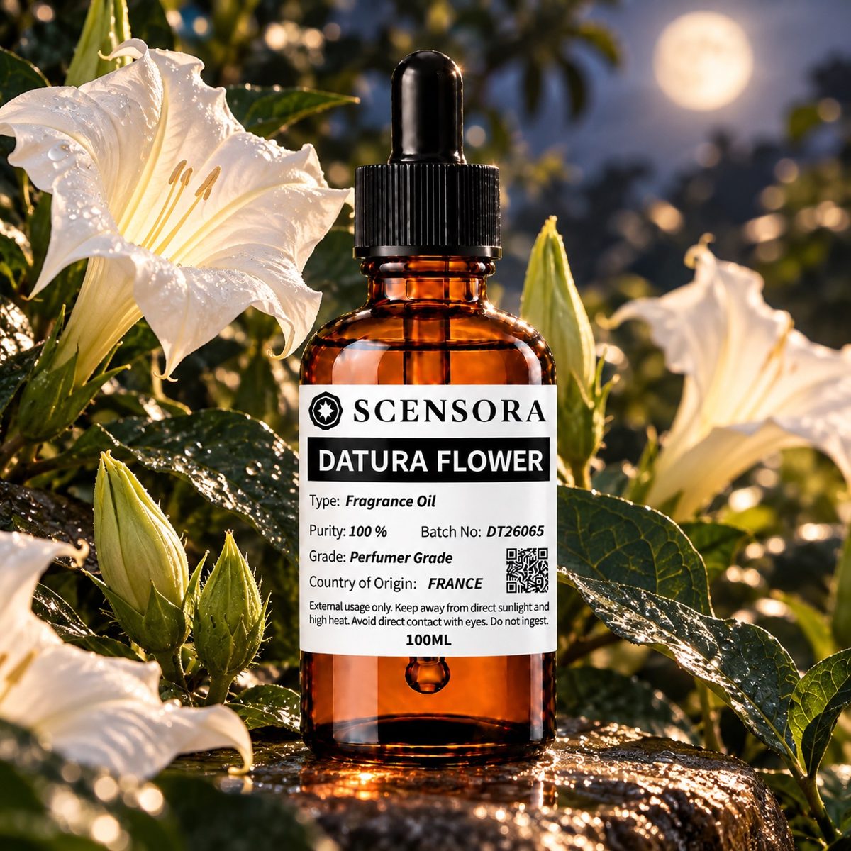 Scensora Datura fragrance oil, perfumer-grade, 100ml to 5kg