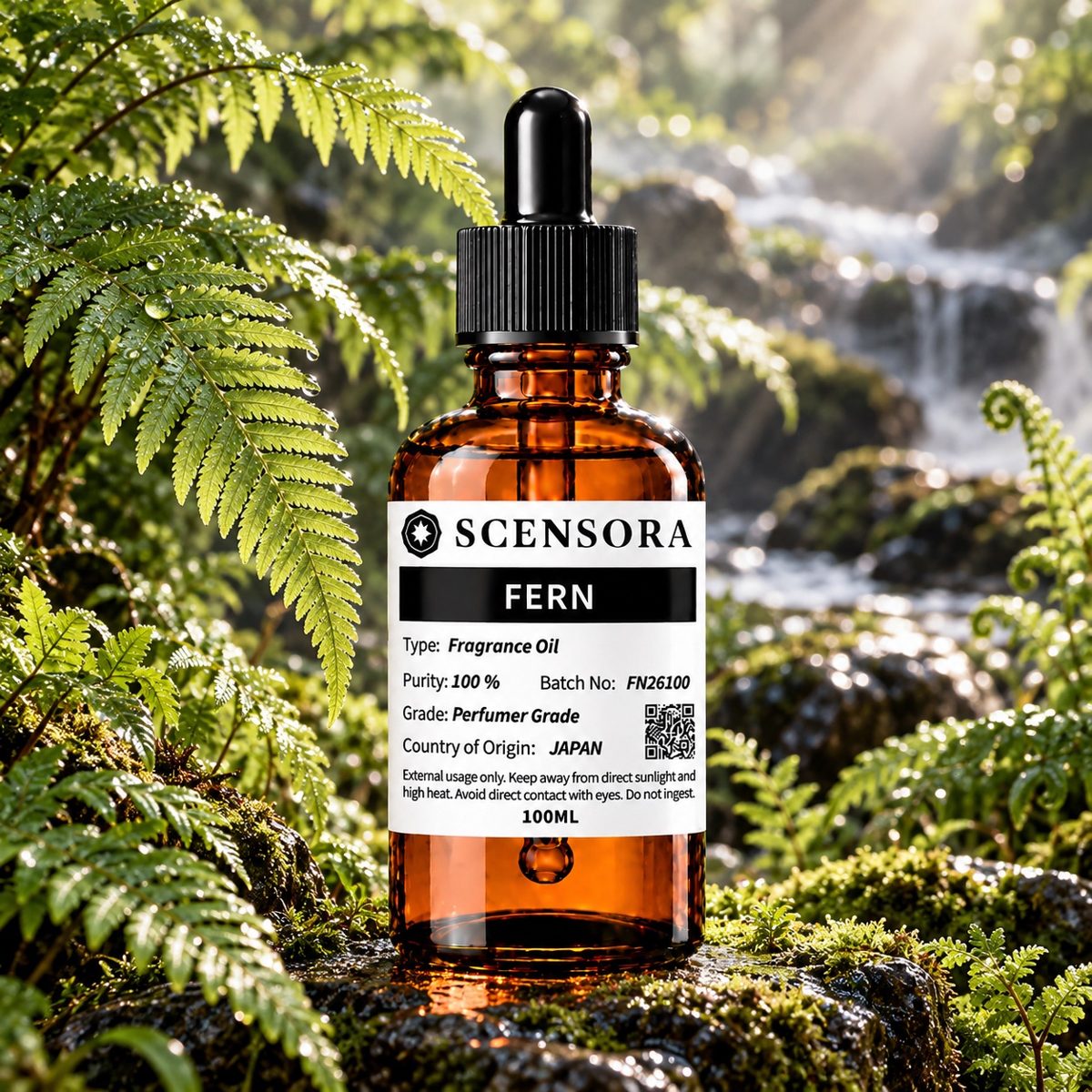 Scensora Fern fragrance oil, perfumer-grade, 100ml to 5kg
