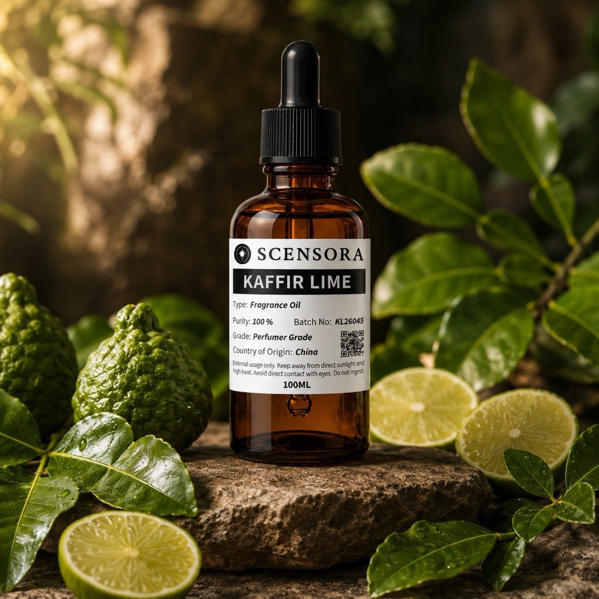 Scensora Kaffir Lime fragrance oil, perfumer-grade, 100ml to 5kg