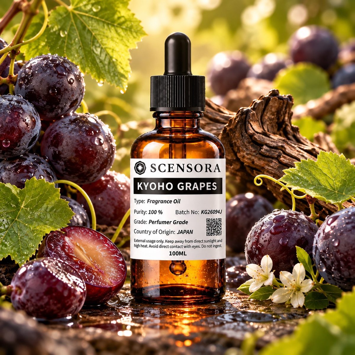 Scensora Kyoho Grapes fragrance oil, perfumer-grade, 100ml to 5kg
